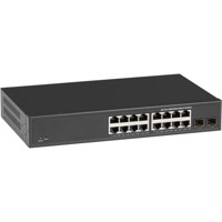 LGB2118A-R2 Managed Gigabit Web Smart Switch mit 16x RJ45 und 2x SFP Anschlüssen von Black Box LGB2118A-R2 Managed Gigabit Web Smart Switch mit 16x RJ45 und 2x SFP Anschlüssen von Black Box