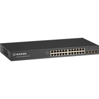 LGB5028A-R2 28-Port Managed Gigabit Switch mit 24x rJ45 und 4x SFP Ports von Black Box LGB5028A-R2 28-Port Managed Gigabit Switch mit 24x rJ45 und 4x SFP Ports von Black Box