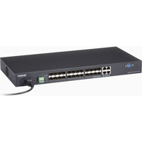 LGB5124A-R2 Managed 19 Zoll Gigabit Glasfaser Switch mit 20x SFP und 4x RJ45/SFP Anschlüssen von Black Box LGB5124A-R2 Managed 19 Zoll Gigabit Glasfaser Switch mit 20x SFP und 4x RJ45/SFP Anschlüssen von Black Box