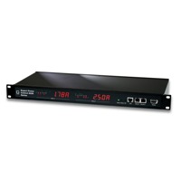 12-fach schaltbare Steckdosenleiste mit 2 LCD Displays und 2 Sensorports.