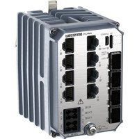 Lynx 5612-F4G-T8G-LV IEC 61850-3 Netzwerk Switch für Umspannwerke von Westermo Lynx 5612-F4G-T8G-LV IEC 61850-3 Netzwerk Switch für Umspannwerke von Westermo