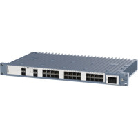 RedFox-5328-F4G-T24-LV Layer 2 Managed Rack Netzwerkswitch von Westermo seitlich